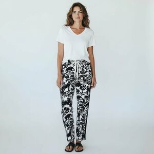 Anthropologie Maeve Tenley Twill CatTrack Pants size M Resort Wear Summer
